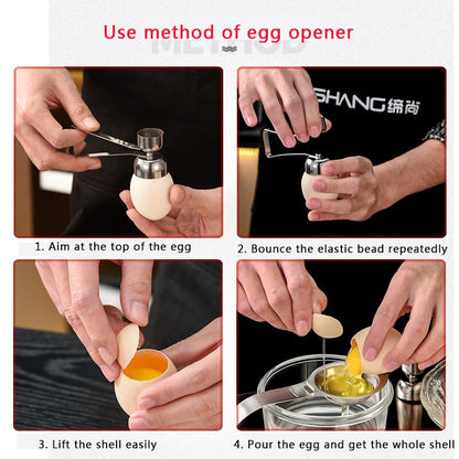 Stainless Steel Egg Opener